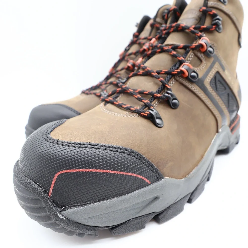 Irish Setter Boots Mens 12 D Crosby Leather Waterproof Safety Toe 83628 NIB